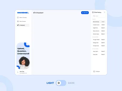 Swipe Smoothly Through Light and Dark Mode at QA Chatbot 💬👨‍💻 3d 3ddesign animation blender branding dashboard design graphicdesign illustration isometricdesign logo mobileapp motiongraphics productdesign responsivedesign techillustration ui uiuxdesign ux uxmotion