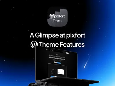 pixfort WordPress Theme agency app blog consulting hero section pixfort product rtl saas software startup template theme ui ux wordpress