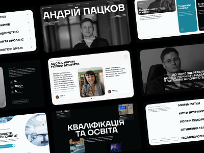 Personal website for doctor branding colors doctor doctor website healthcare landing page medicalwebsite parallax personal website portfolio testimonials typography ui ux web design website design
