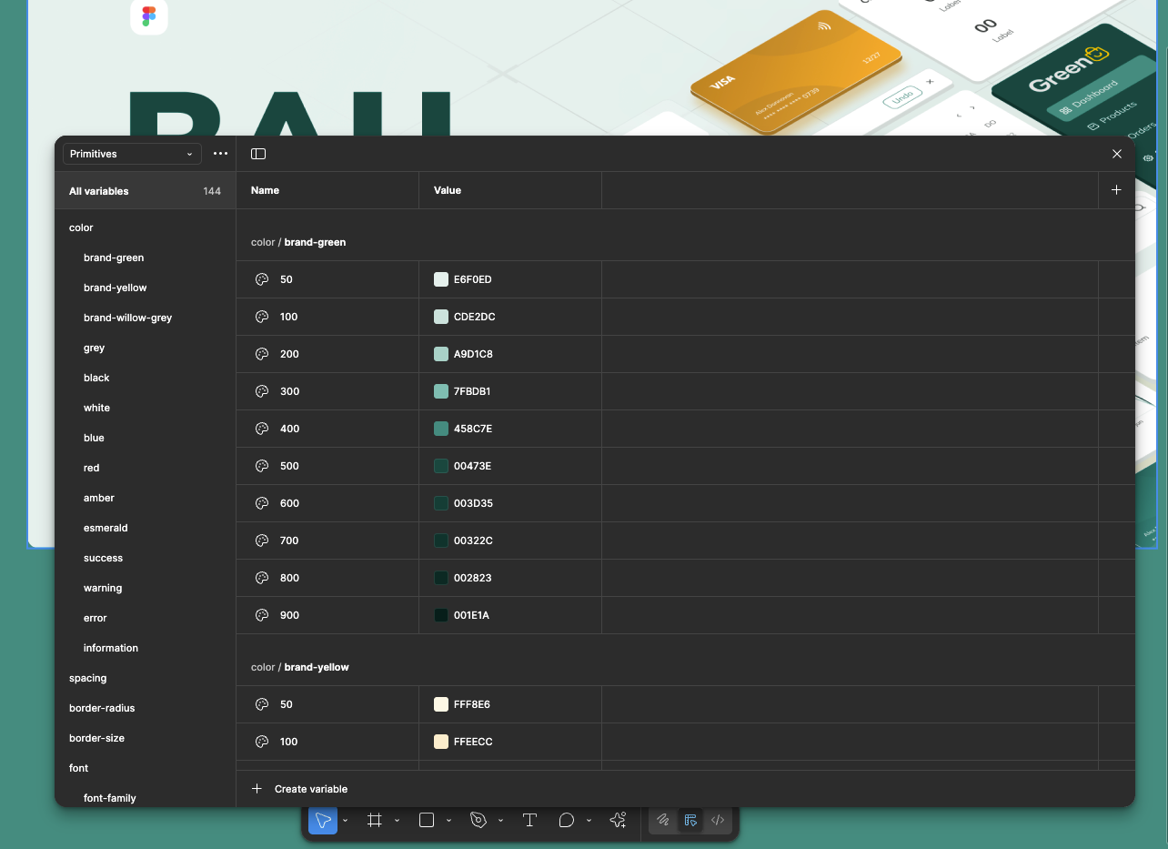 Example of Bau   Design System   With Tokens