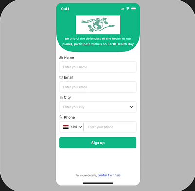 DailyUI - 001 - Sign Up Page dailyui