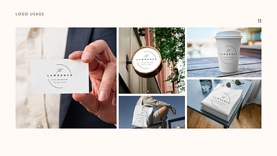 Lawrence & Co Brand Guide art direction brand brand guide branding design graphic design logo