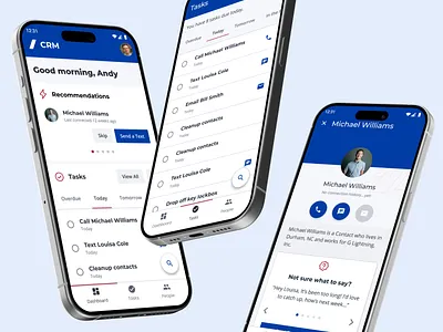 Mobile CRM component crm design system mobile crm