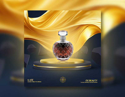 Perfume product manipulation bannerdesign design illustration instagrampostdesign manipulation mohuaaktermim42 perfume post productmanipulation socialmediapostdesign