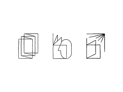 Sketch Explorations for Personal Branding Illustration abstract concept creative design design process geometric graphic design hand drawn identity illustration line art line drawing logo sketch minimalist modern personal branding simplicity sketch surreal visual identity