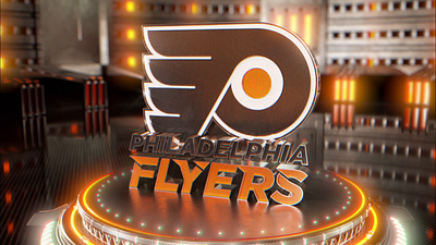 Philadelphia Flyers 3d animation logo motion graphics
