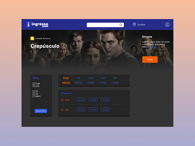 Redesign Ingresso.com design ui ux uxdesign