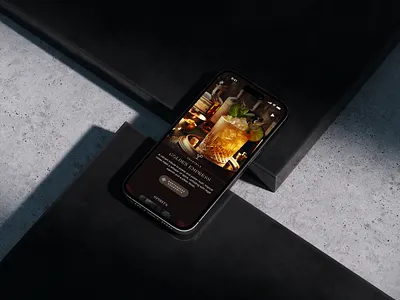 Mobile Menu UI beverage brand branding food identity menu mobile ui ux