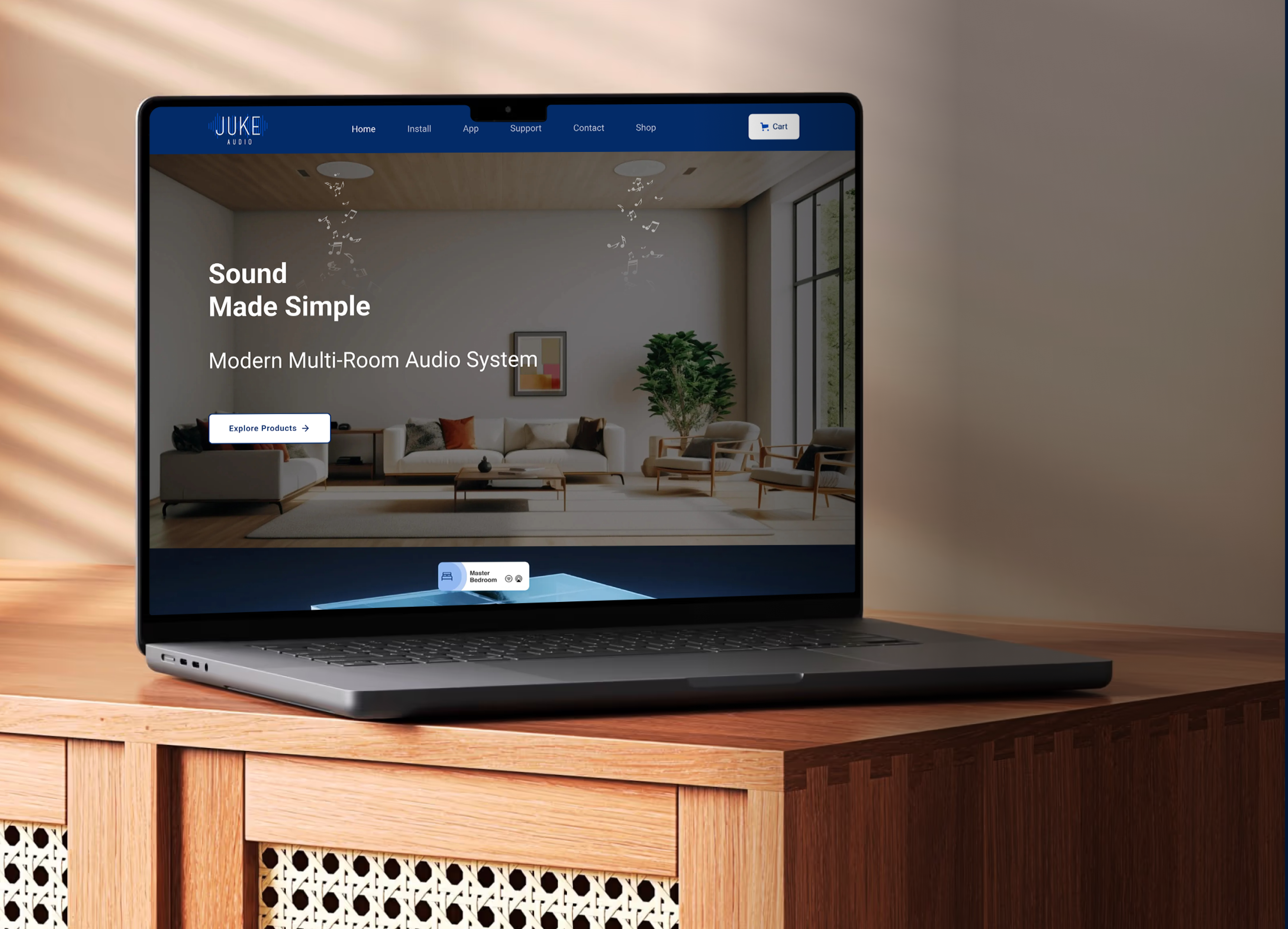 Web design - Smart Speakers landing mobile webflow