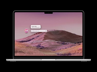 Custom wallpapers for ai-assistant 3d ai ai assistant animation cinema 4d cinema4d dark theme design desktop glass illustration light theme switch ui wallpapers