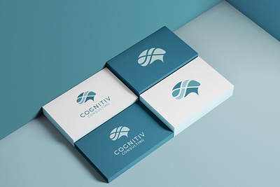 Cognitiv Consulting abstract logo minimalist vector