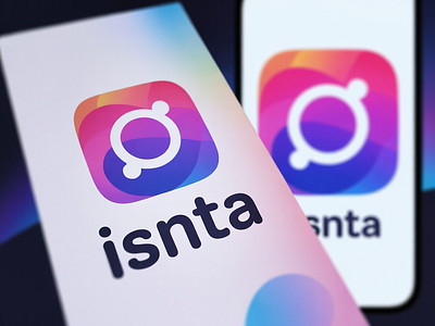 Isnta App Logo – Gradient Icon Design for Modern Social Media isnta