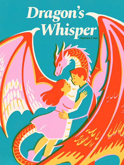BOOK COVER 037 | DRAGON'S WHISPER - AURORA CAIN commission dragon