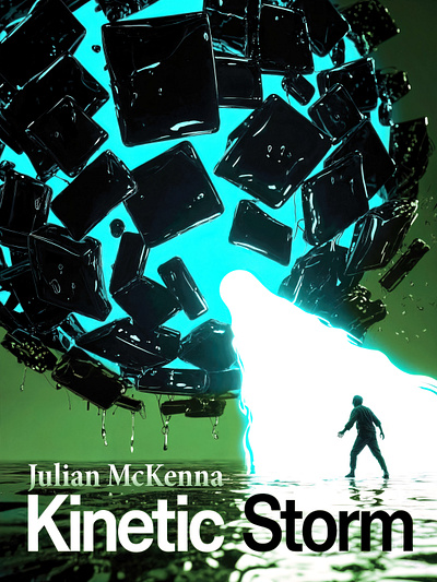BOOK COVER 041 | KINETIC STORM - JULIAN MCKENNA steven casteel stevencasteel