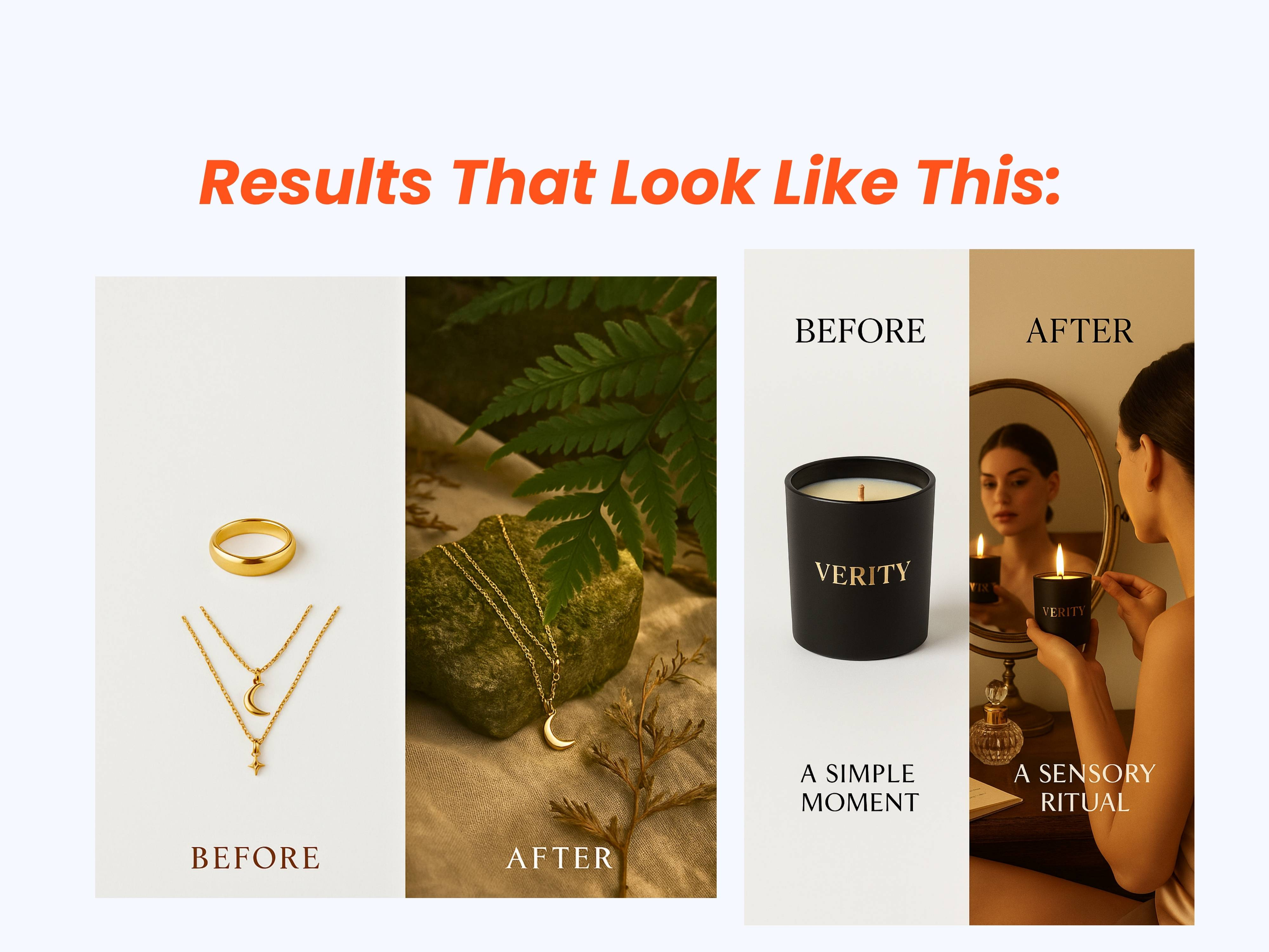 Example of Ai Product Photography & Visual Content