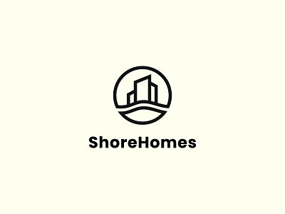 ShoreHomes Logo | Ready to Sell appartment logo branding business corporate logo circular logo combination mark logo creative logo creative logo design idea design freelance logo designer graphic design logo logo design logo designer logotype minimal minimal logo design minimalism real estate logo shorehomes logo simple logo