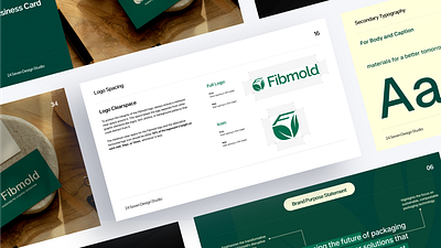 Sustainable Brand Identity Design for Fibmold brand design brand identity branding eco friendly logo logo design