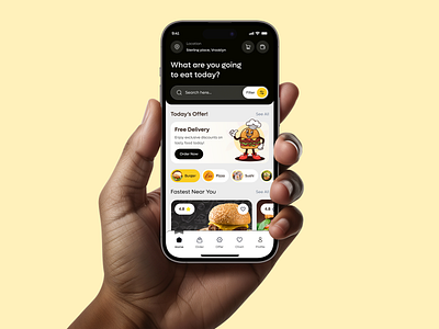 Food Delivery App Redesign 🍔📱 burger app delivery delivery app eat eating food food and drink food app food delivery food delivery app food delivery application food delivery service food design food order mobile app pizza research restaurant app tracking app uiux