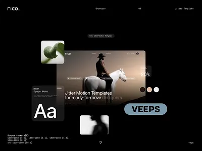 Showcase 09 animation branding design graphic design jitter logotype motion