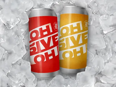 Oh 5ive Oh 1975 50 5ive beer beers birthday brewery can cans celebrate celebration craft event five friends ice labels oh parties party