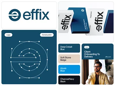 Effix CRM - Visual Identity and Branding Design b2b brand brand design brand identity branding branding concept crm customer dashboard filllo logo concept management ui ux visual