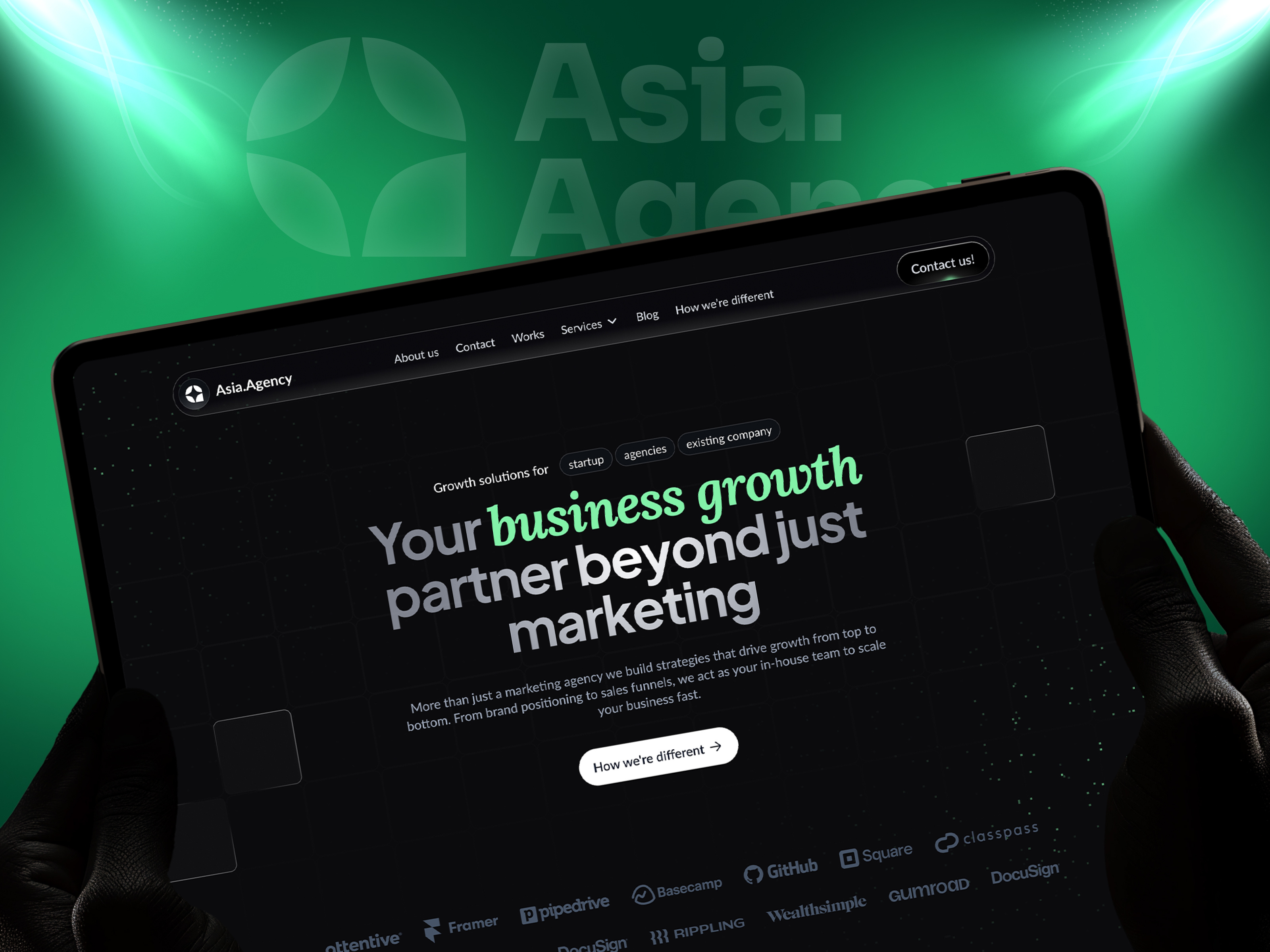 Example of Framer Website Development