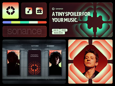 Sonance : Music Festival - Visual Identity animation brand book brand guideline branding event branding graphic design graphic element identity design layout design logo logo design motion graphics music music event music festival visual branding visual identity