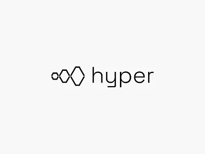 Hyper abstract digital logo minimal modern simple tech
