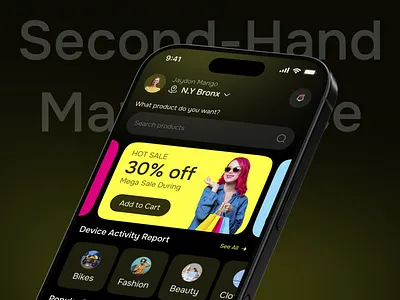 Second-Hand Marketplace Mobile App Design app app design e commerce app e commerce services ecommerce ios marketplace mobile app second hand second hand app second hand app design second hand marketplace