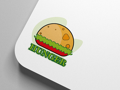 HUNGER LOGO For FOOD Lover branding design food graphic design logo ui ux