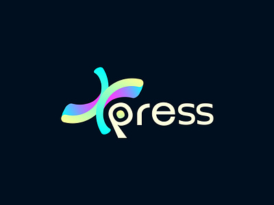 Xpress"Modern Logo design creative logo design design icon illustration initial lettering logo logo branding logo design logo mark logo type modern modern logo modern logo design text trendy typography x letter