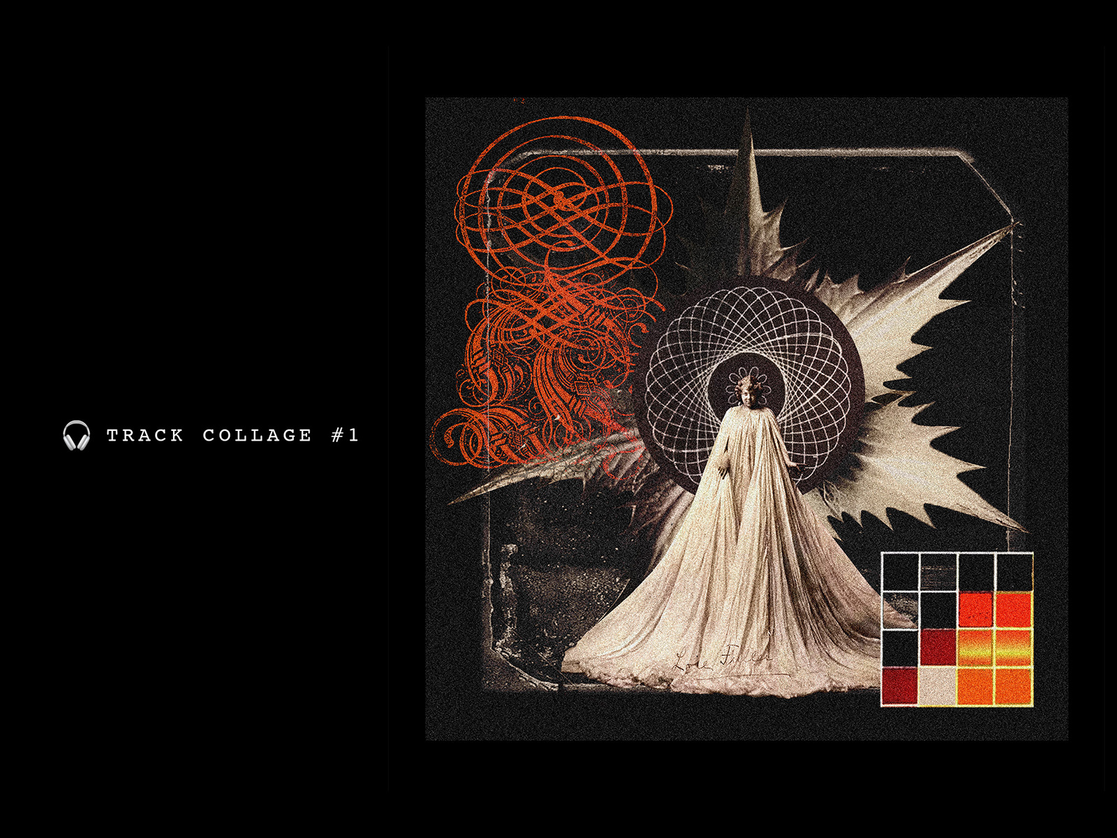 "TRACK COLLAGE" #1 album art album cover art collage cover digital art digital collage experimental free domain graphic design music photoshop track