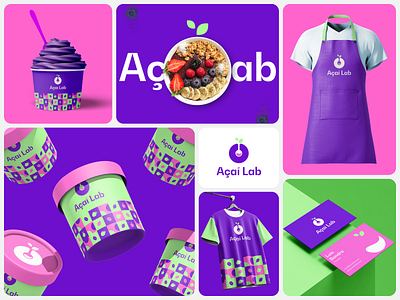 Premium Açaí logo and branding acai branding acai logo açaí brand design brand style branding business logo food branding food logo graphic design lab logo logo branding logo design minimal logo professional branding professional logo restaurant branding restaurant logo science logo shop branding
