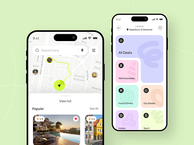 Social Deal Booking Saving Mobile App app app design app screen booking mobile app discount app hotel app mobile mobile app mobile app design online hotel booking room booking ui design uiux ux