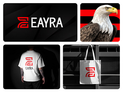 Letter E and Eagle logo concept branding e logo eagle logo graphic design letter e logo logo design minimal modern