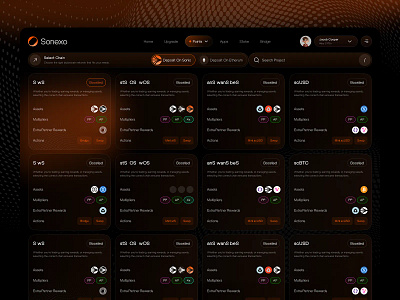 DeFi EVM Blockchain Dashboard blockchain crypto defi defi uiux evm evm blockchain trading dashboard trading ui web design
