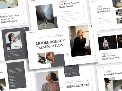 Model Agency Presentation visual