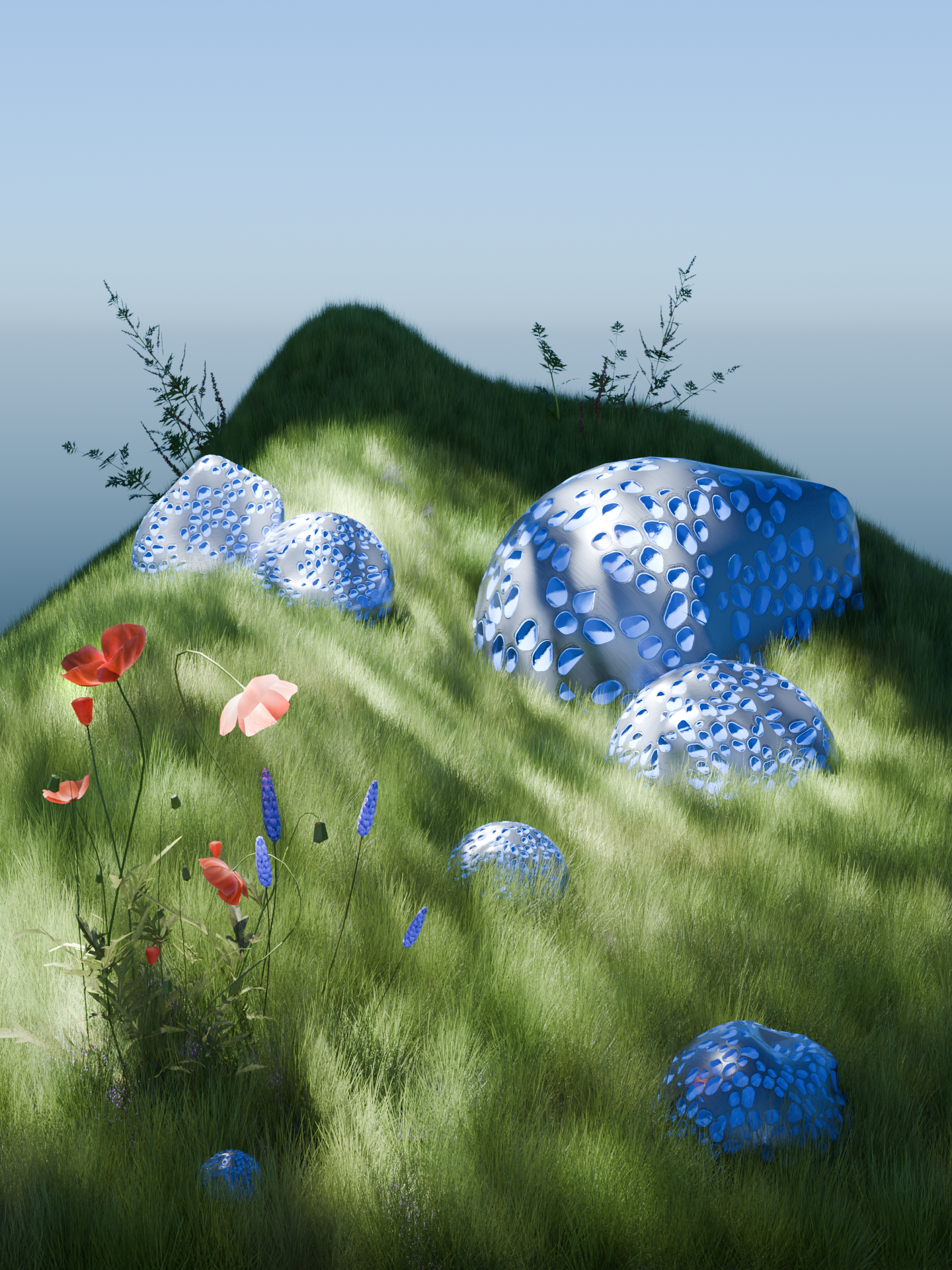 Landscape and gobo light blender 3d addons blender gobo graphic design illustration landscape light