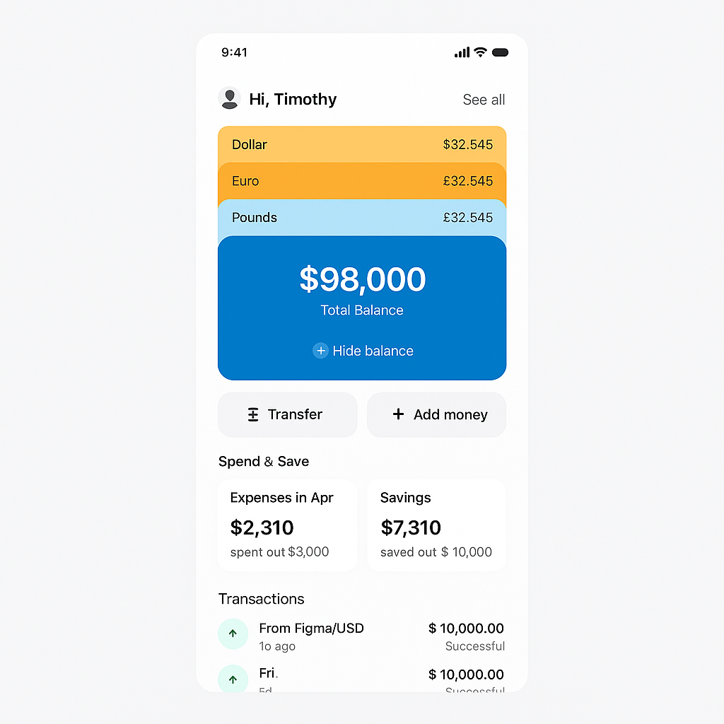 Example of UX/UI Design For Saa S Web App