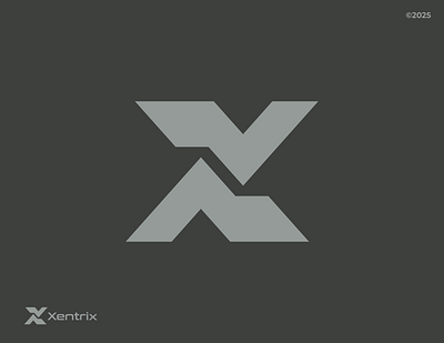 Xentrix logo use X bold letter for logo ai branding brandmark clean computer cyber digital logo logos mark modern simple softwere logo tech technology x x logo x monogram
