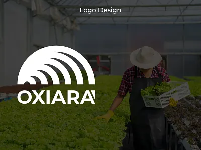 OXIARA - Natural & Authentic Logo agriculture branding concept creative farm farming graphic design green logo logo design minimal