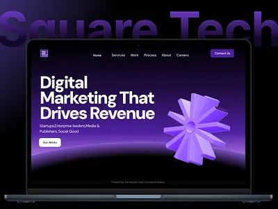 Digital Marketing Agency 3d animation graphic design ui