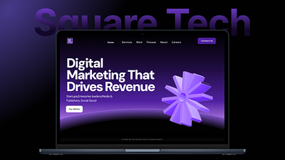 Digital Marketing Agency 3d animation graphic design ui