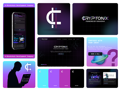 A Blockchain Development Platform ai bitcoin blockchain blockchain development platform branding creative web design crypto cryptonix design graphic design illustration innvonix logo mobile app development react native techwebsite uiux vector web design web development