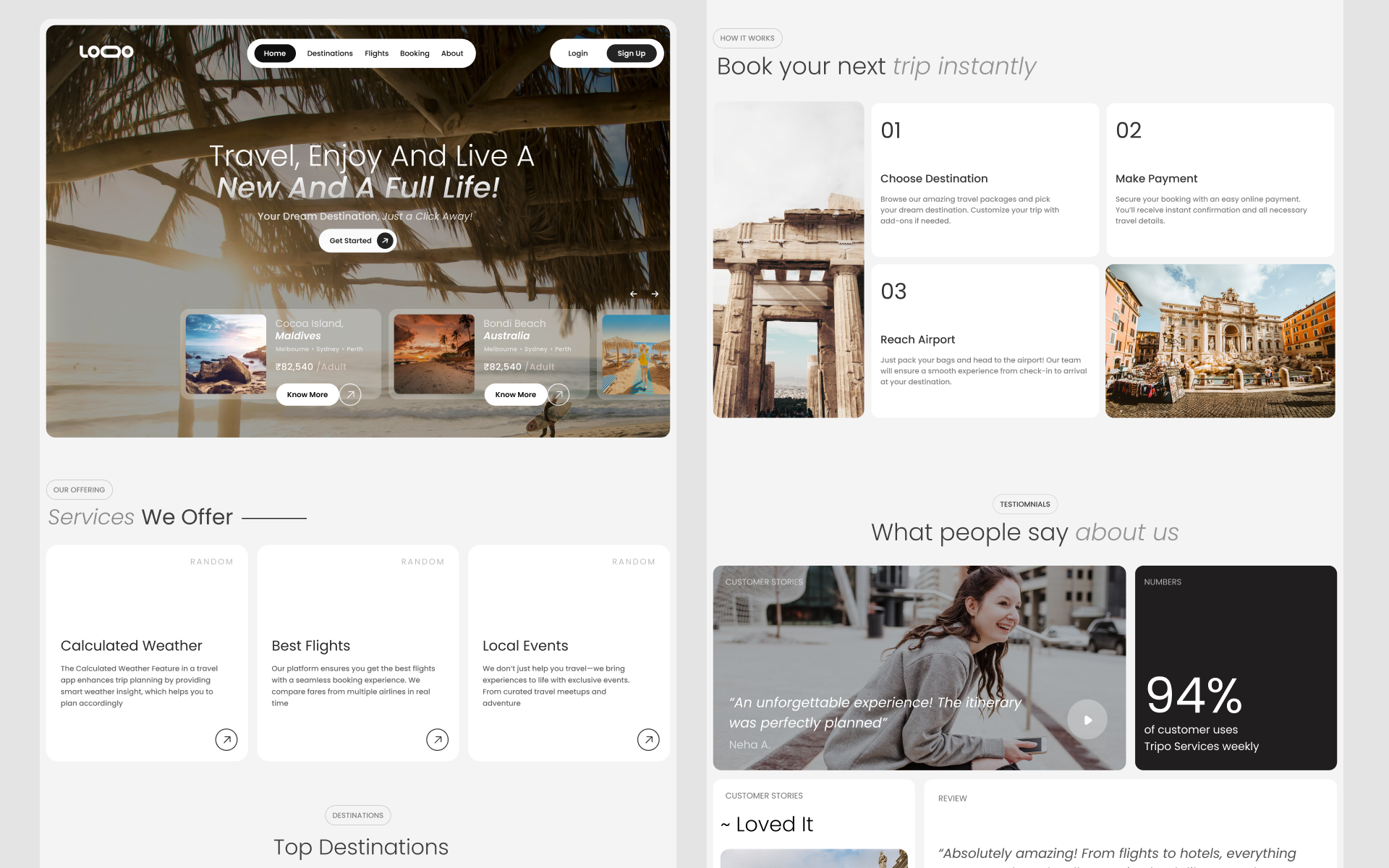 Travel Agency agency bali beaches booking europe flights mountain services ship tourism train travel trips vacation