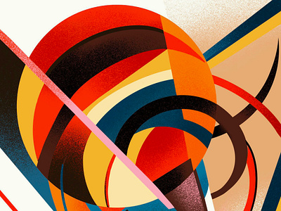 Chromatic orbit abstract boldcolors colorful creativeprocess dynamiccomposition geometry illustration modernart procreate shapes vectorart visualexploration