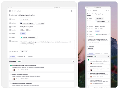 Create New Task Popup animation cleanui create new task popup create task create task popup creativeinterface dashboardui graphic design minimalui moderndesign productdesign task management popup task popup taskmanagement taskview