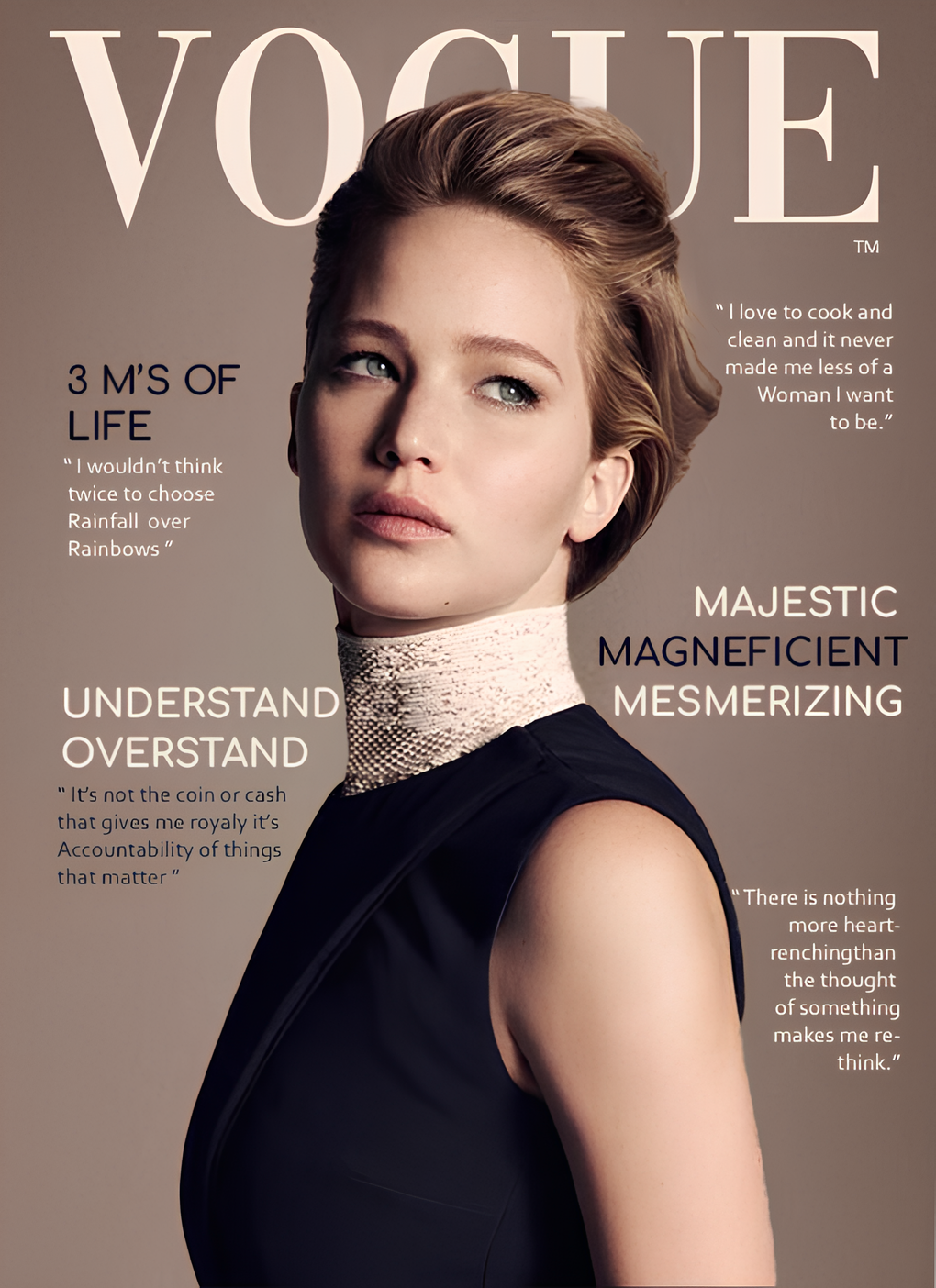 Example of Magazine cover design