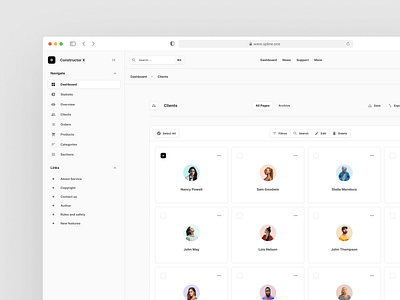 Users Dashboards Constructor X 6.0 for Figma dashboard design system download figma interface product design ui ui kit ux web