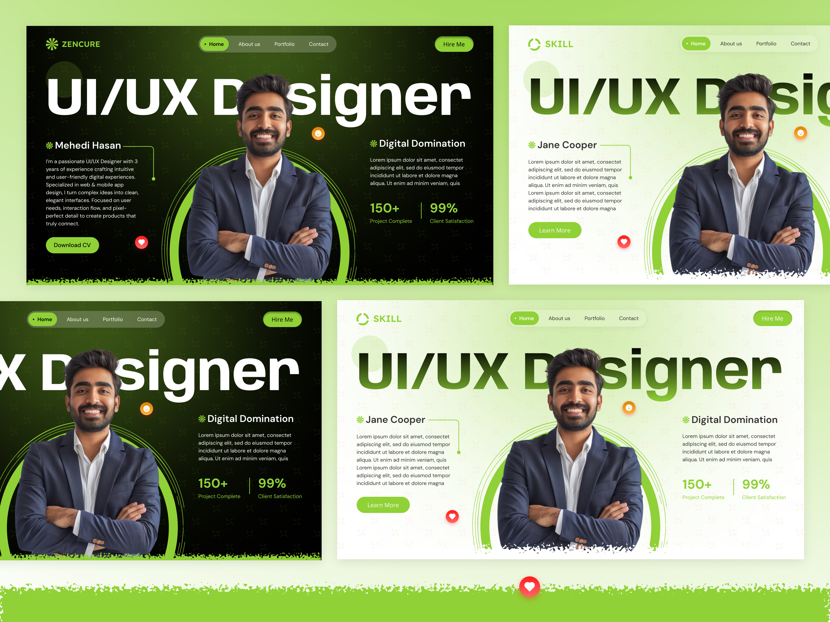 UI/UX Designer Portfolio Design by ExpertSquad by Expert Squad on Dribbble